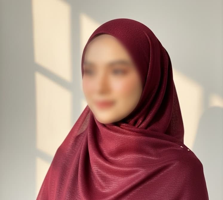 Premium Lawn Hijab with Shimmer | Soft & Lightweight | Casual & Formal Wear Hijab for Women 