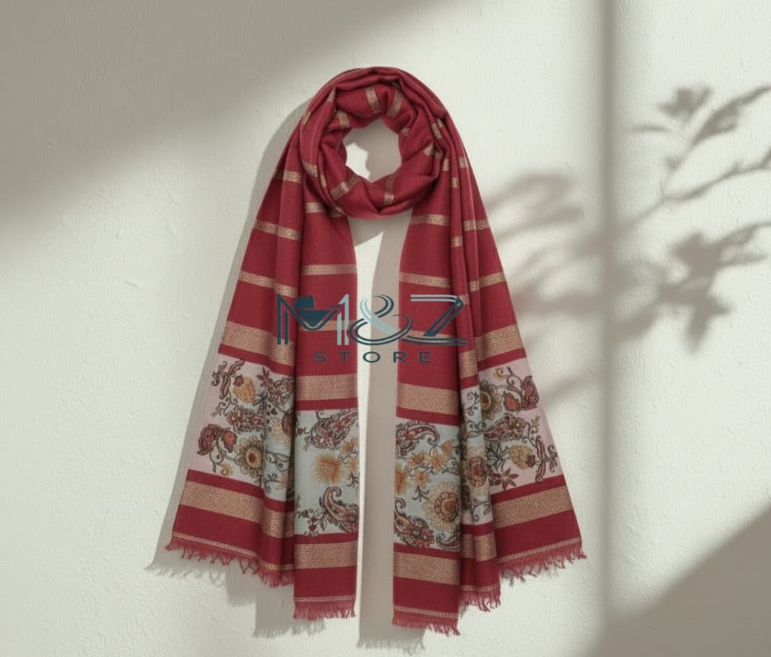 Premium Lawn Digital Print Hijab – Soft, Lightweight & Casual Wear 2