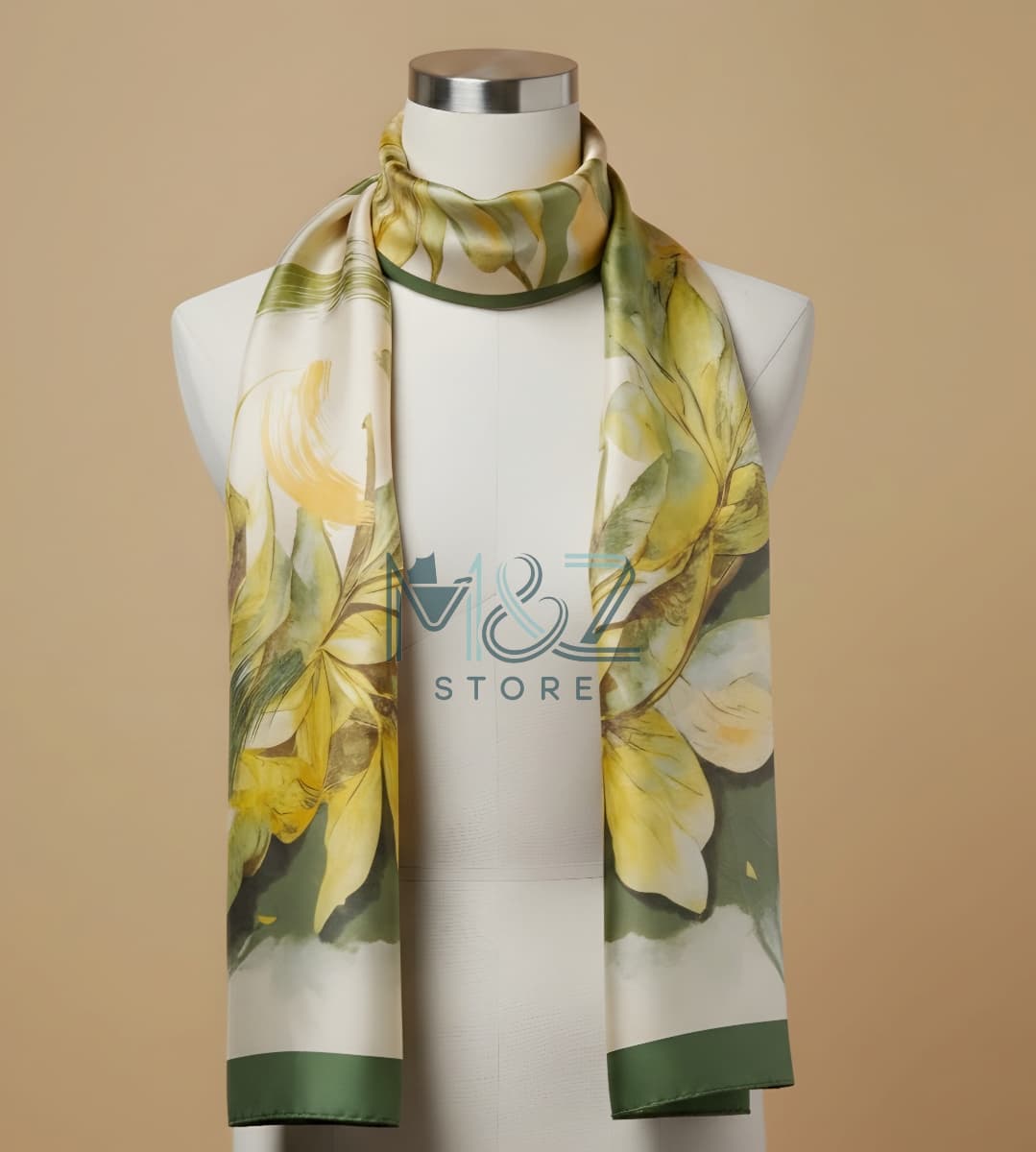  Premium Silk Printed Hijab Stoller Soft, Lightweight & Everyday Casual Wear 5