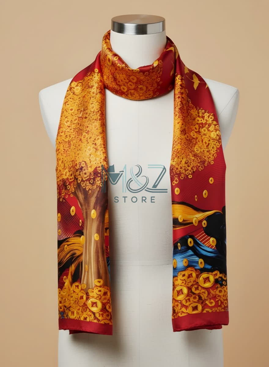  Premium Silk Printed Hijab Stoller Soft, Lightweight & Everyday Casual Wear 12