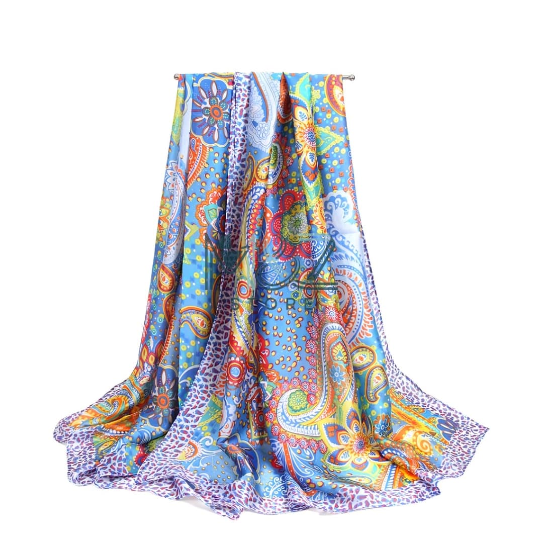  Premium Silk Printed Hijab Stoller Soft, Lightweight & Everyday Casual Wear 16