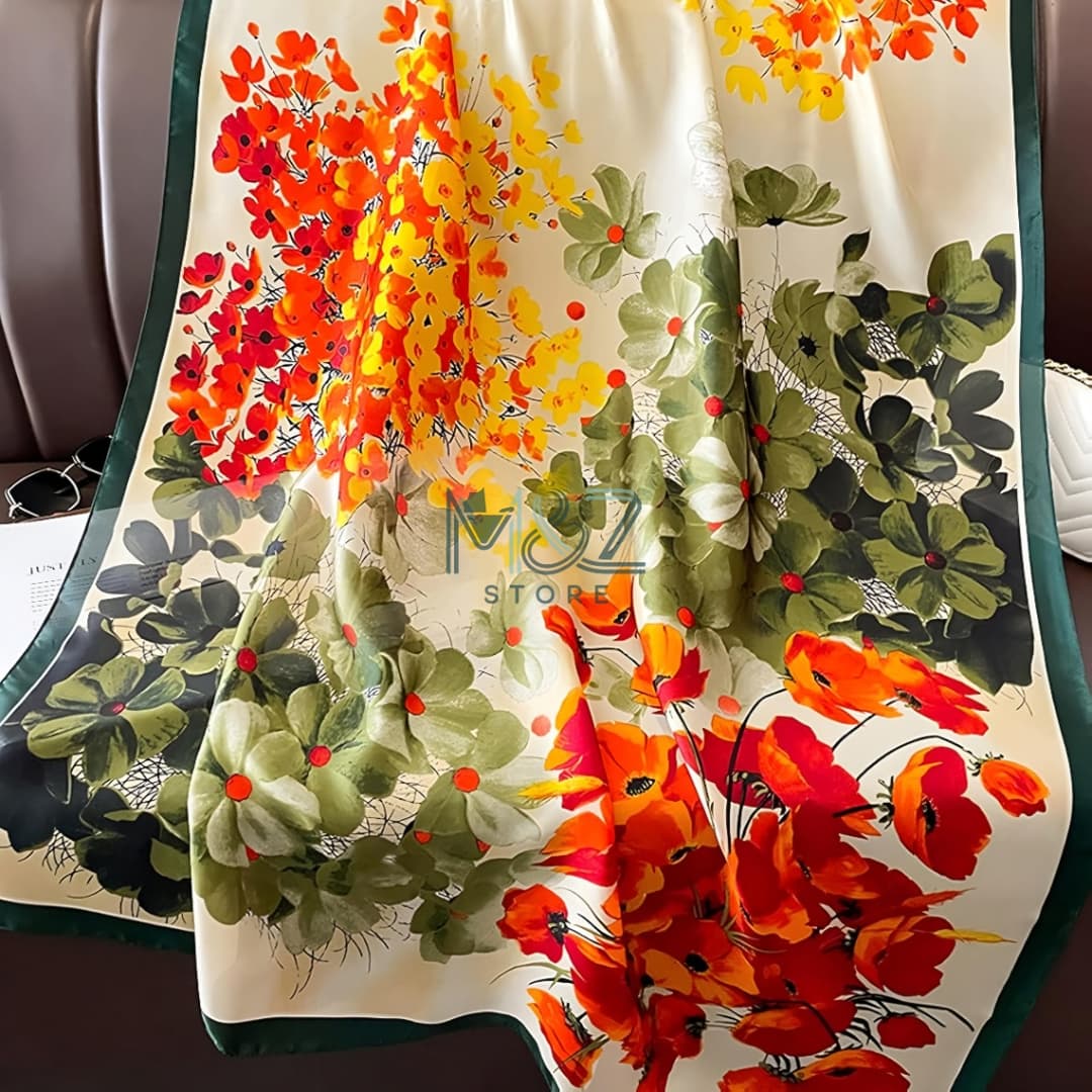  Premium Silk Printed Hijab Stoller Soft, Lightweight & Everyday Casual Wear 27