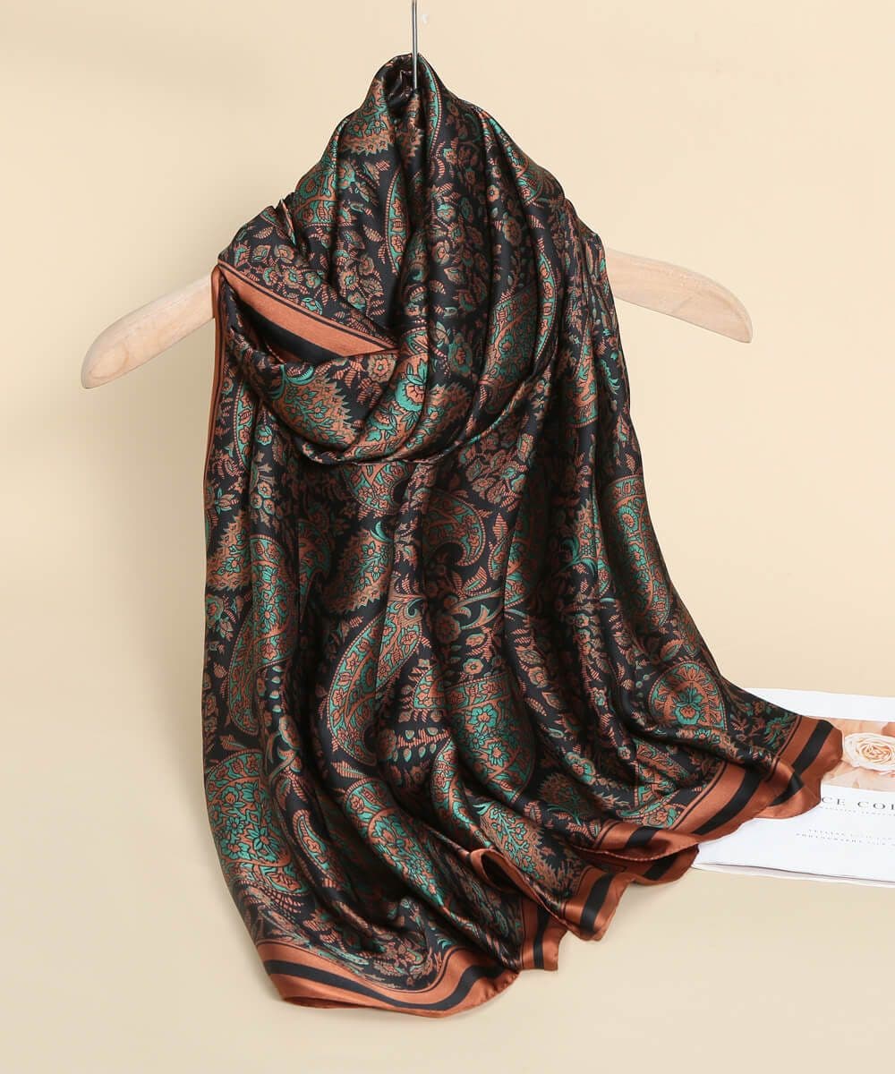  Premium Silk Printed Hijab Stoller Soft, Lightweight & Everyday Casual Wear 28