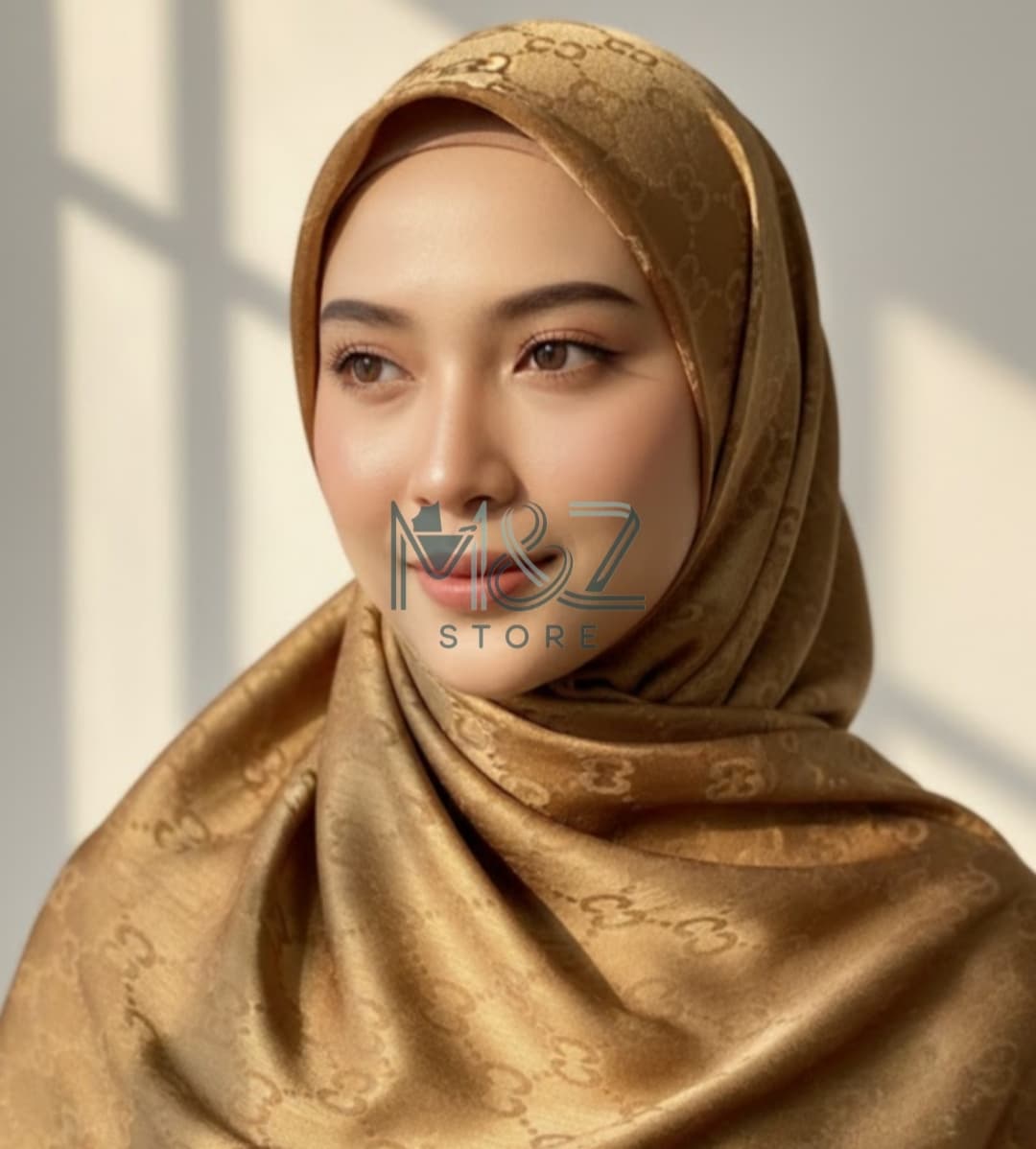 Premium Silk Self Hijab – Gucci Style Self Texture | Soft & Elegant | Casual & Party Wear   12