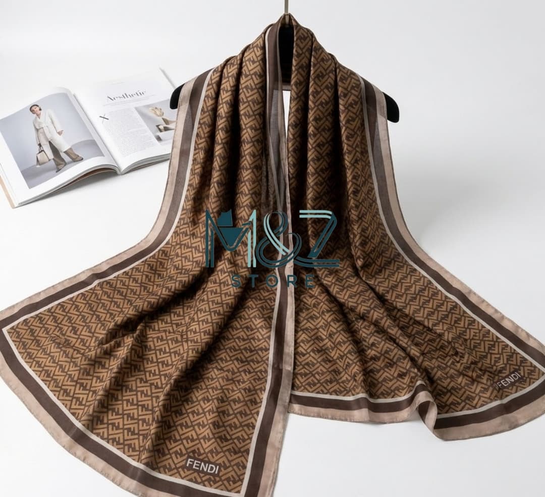  Premium Silk Printed Hijab Stoller Soft, Lightweight & Everyday Casual Wear 1