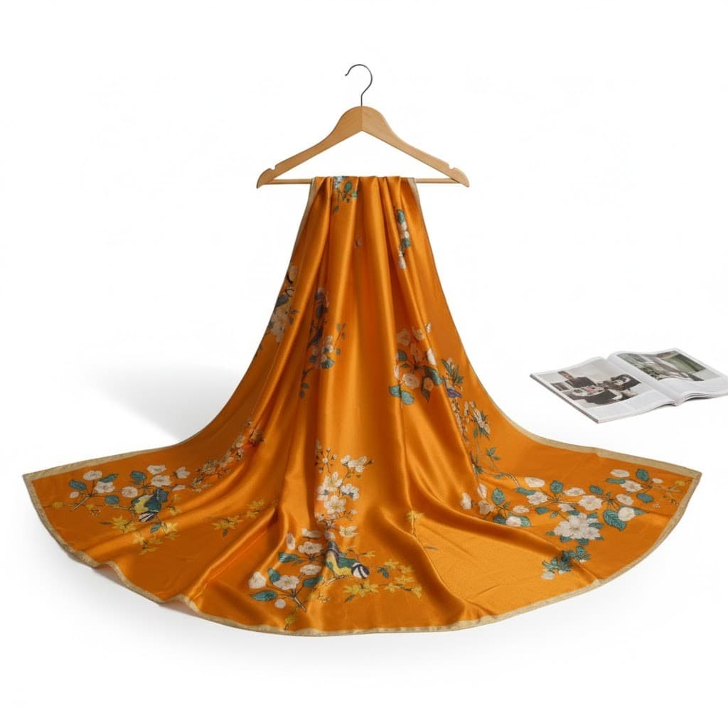  Premium Silk Printed Hijab Stoller Soft, Lightweight & Everyday Casual Wear 12