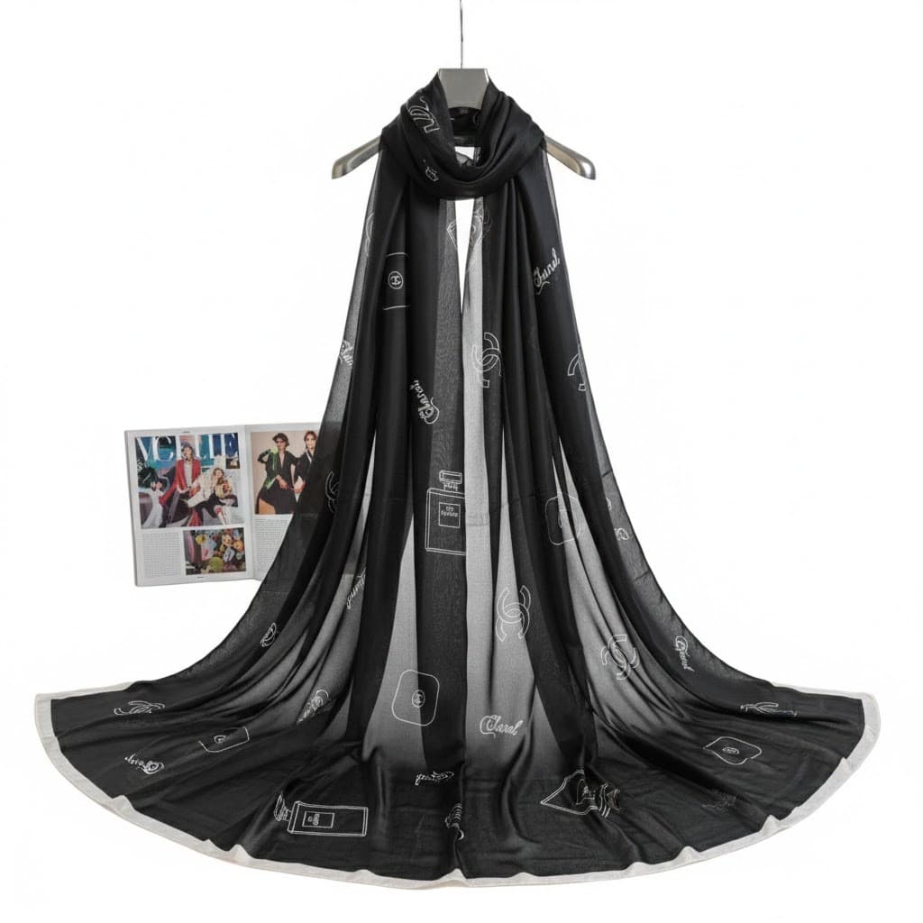  Premium Silk Printed Hijab Stoller Soft, Lightweight & Everyday Casual Wear 25