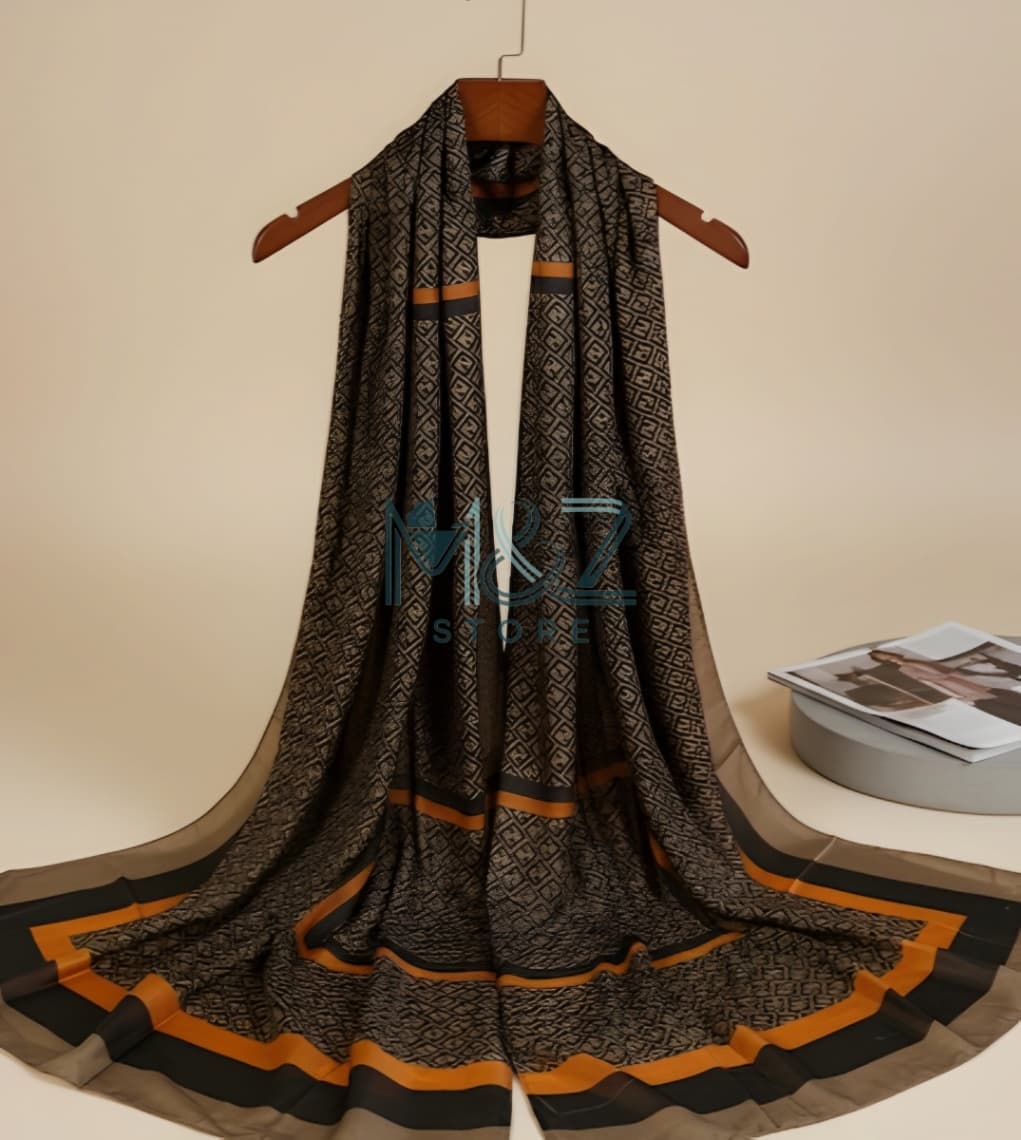  Premium Silk Printed Hijab Stoller Soft, Lightweight & Everyday Casual Wear 26