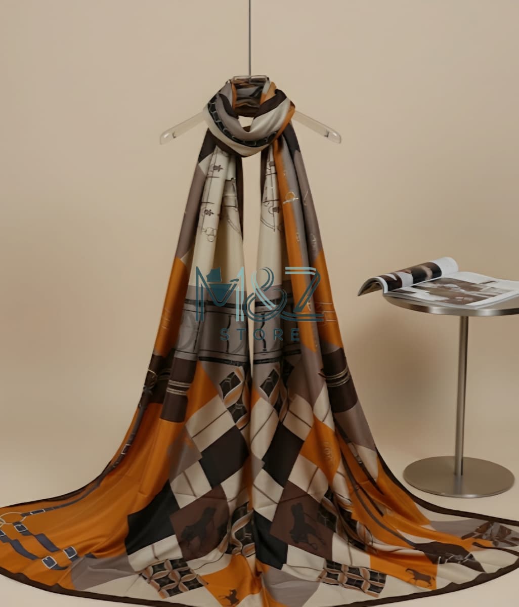  Premium Silk Printed Hijab Stoller Soft, Lightweight & Everyday Casual Wear 27