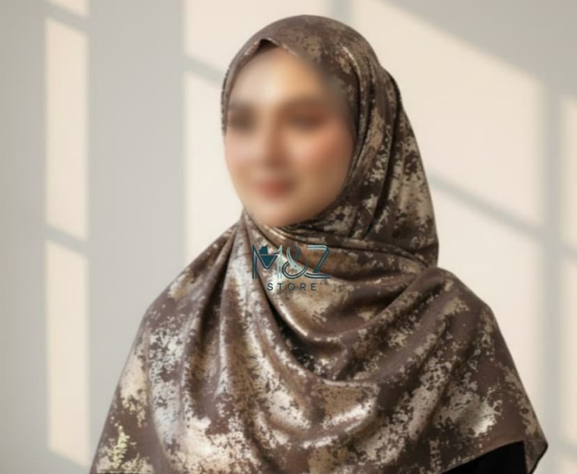 Georgette Hijab with Tie die Shimmer| Soft & Lightweight | Casual & Formal Wear Hijab for Women 6