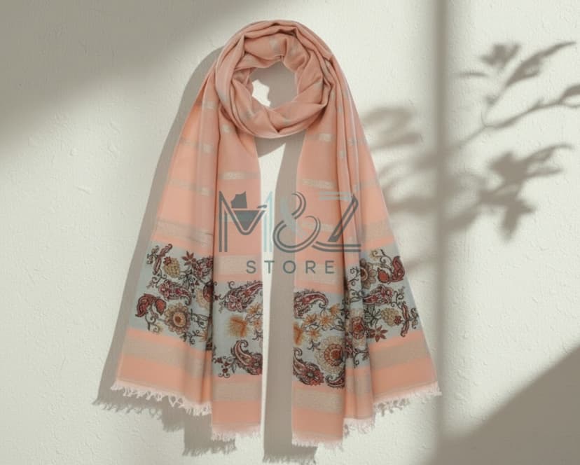 Premium Lawn Digital Print Hijab – Soft, Lightweight & Casual Wear 4