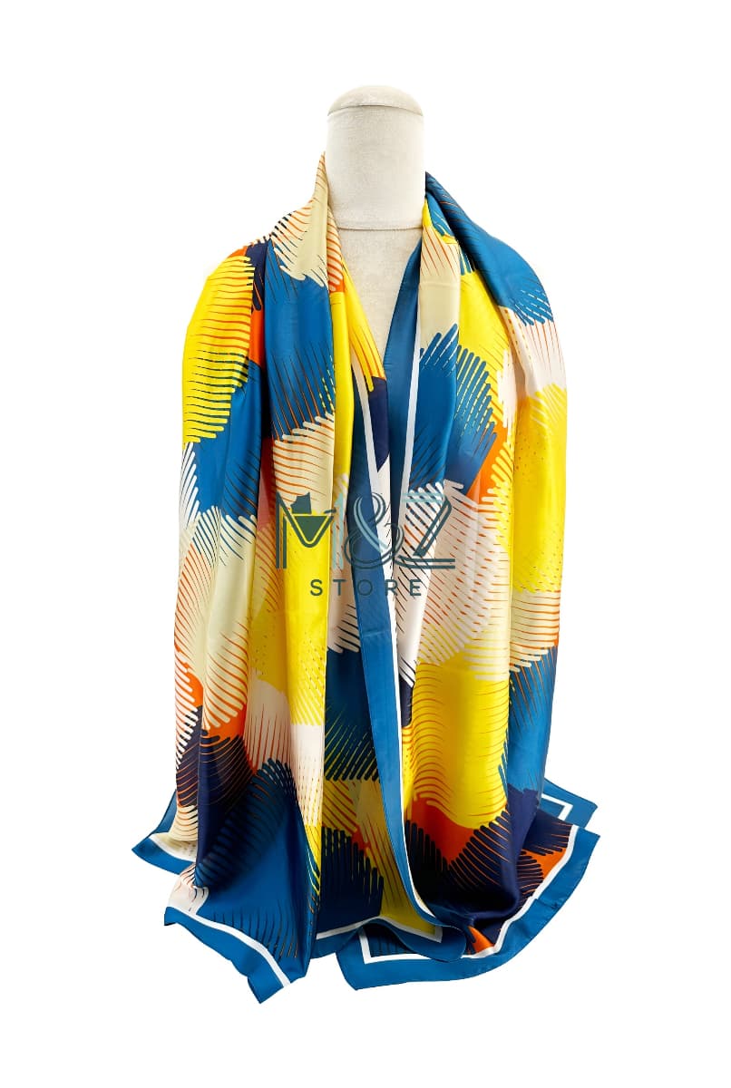 Premium Silk Printed Hijab Stoller Soft, Lightweight & Everyday Casual Wear 19