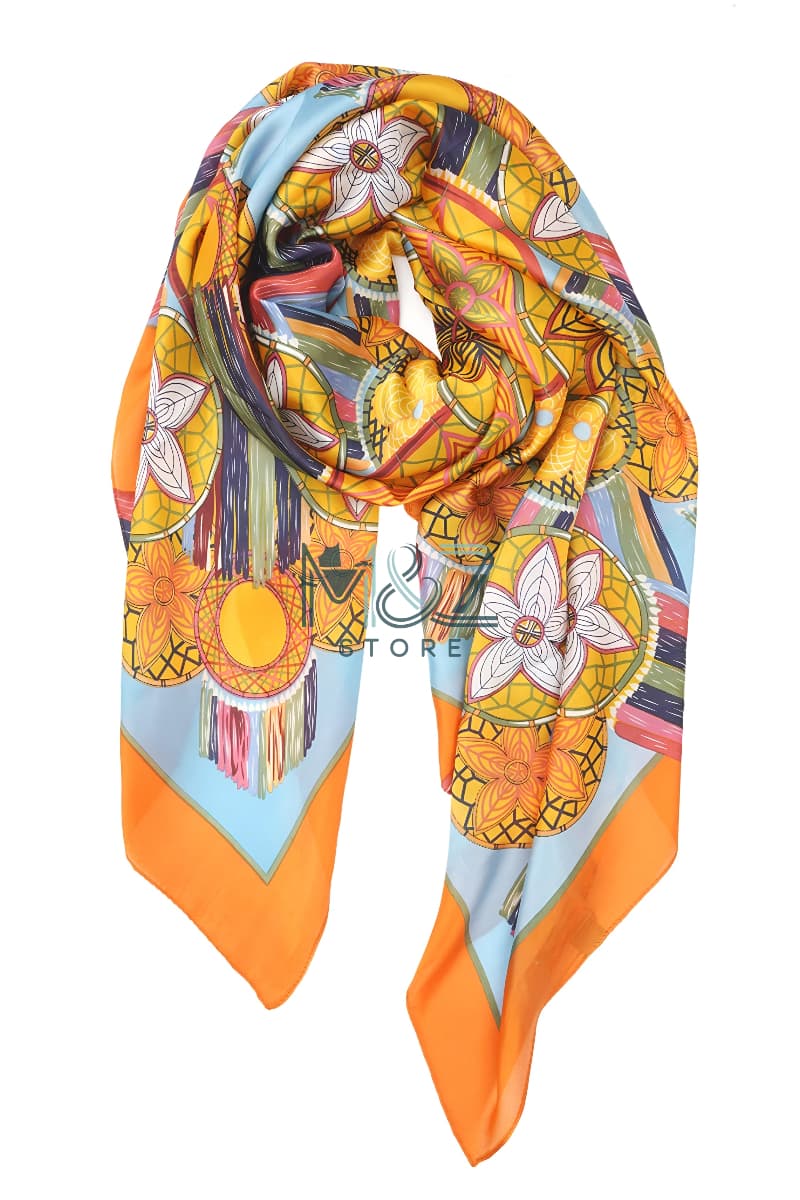 Premium Silk Printed Hijab Stoller Soft, Lightweight & Everyday Casual Wear 19