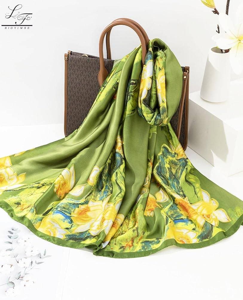 Premium Silk Printed Hijab Stoller Soft, Lightweight & Everyday Casual Wear 23