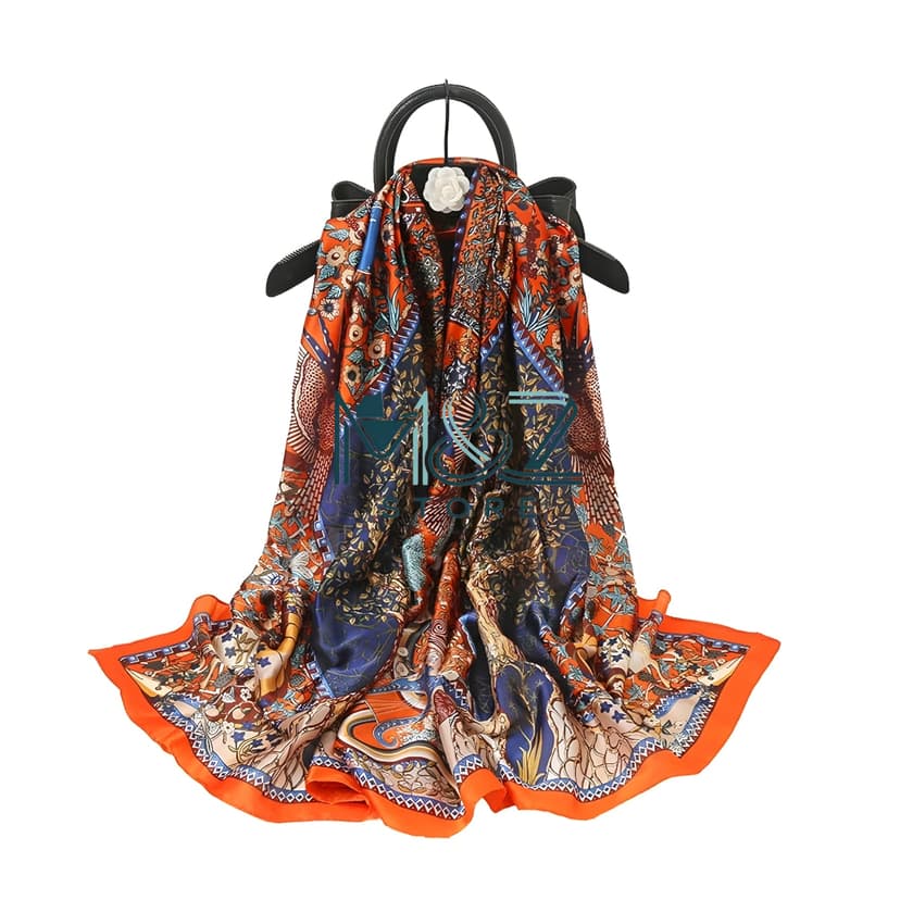 Premium Silk Printed Hijab Stoller Soft, Lightweight & Everyday Casual Wear 28