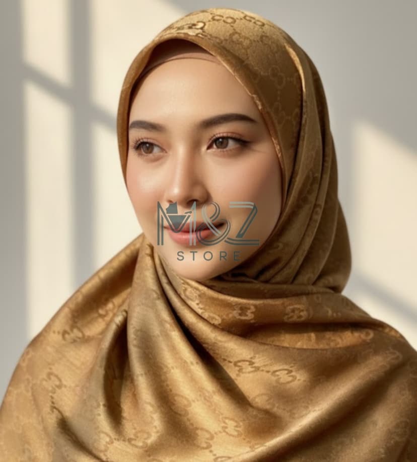 Premium Silk Self Hijab – Gucci Style Self Texture | Soft & Elegant | Casual & Party Wear 12