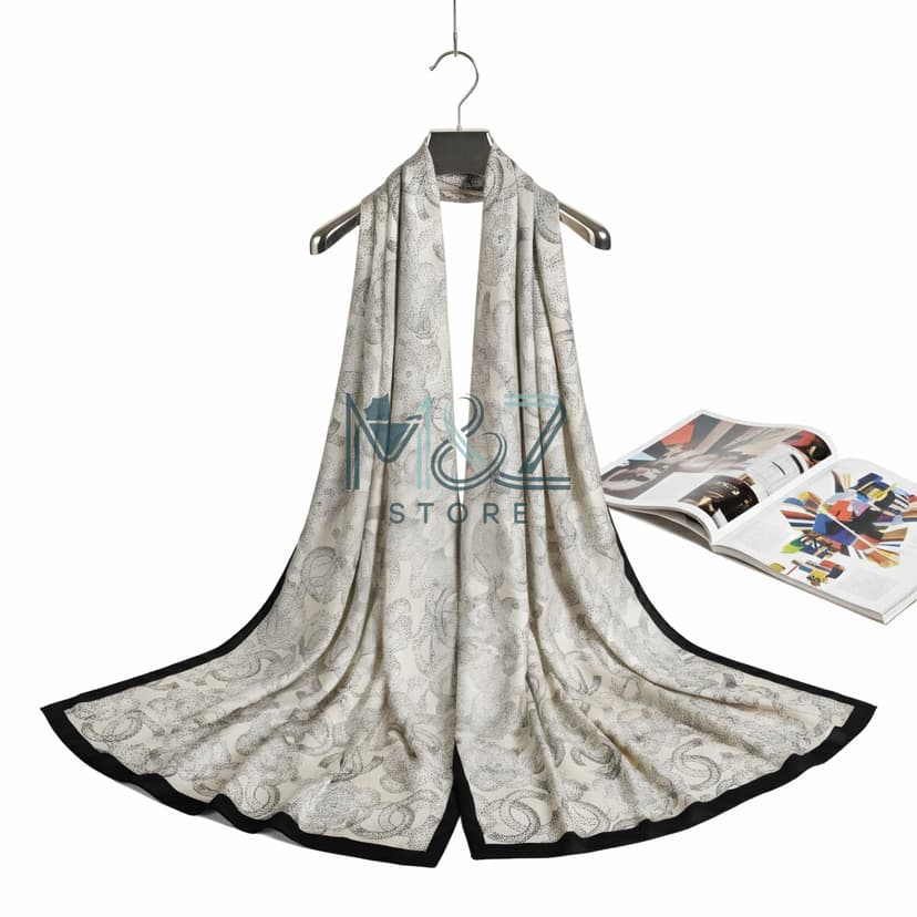 Premium Silk Printed Hijab Stoller Soft, Lightweight & Everyday Casual Wear 2