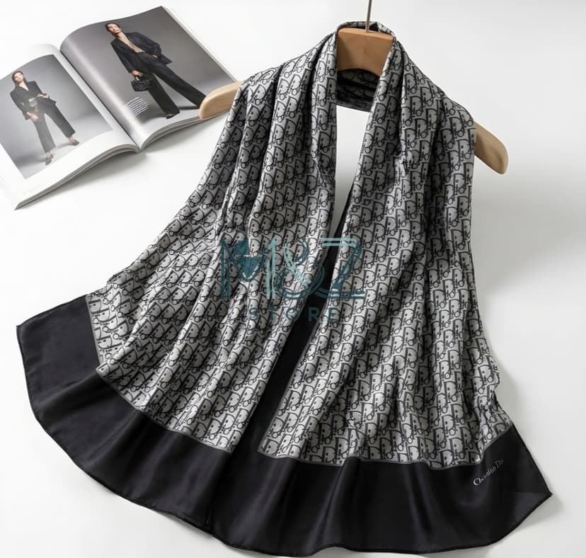 Premium Silk Printed Hijab Stoller Soft, Lightweight & Everyday Casual Wear 5