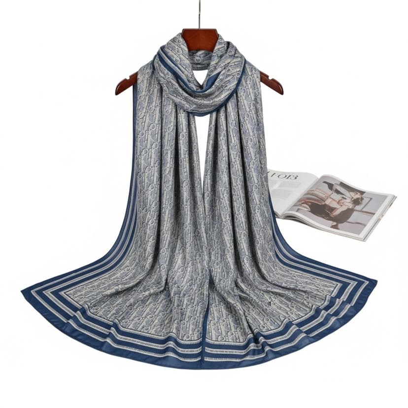 Premium Silk Printed Hijab Stoller Soft, Lightweight & Everyday Casual Wear 11