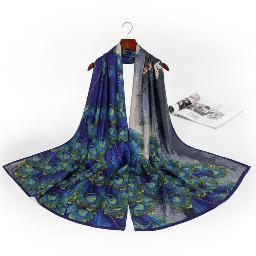 Premium Silk Printed Hijab Stoller Soft, Lightweight & Everyday Casual Wear 19