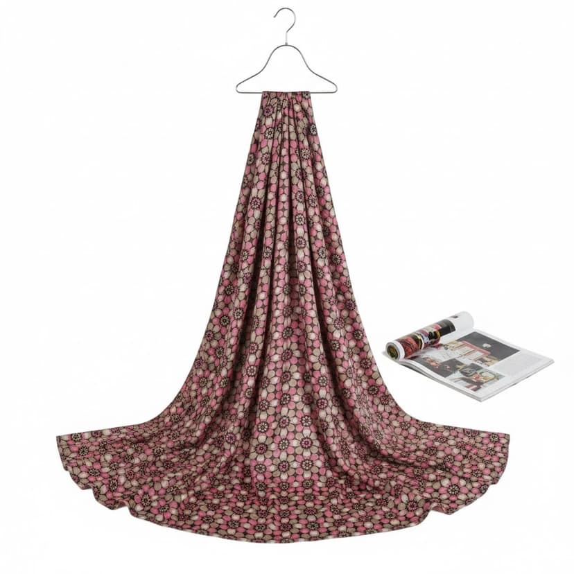 Premium Silk Printed Hijab Stoller Soft, Lightweight & Everyday Casual Wear 22